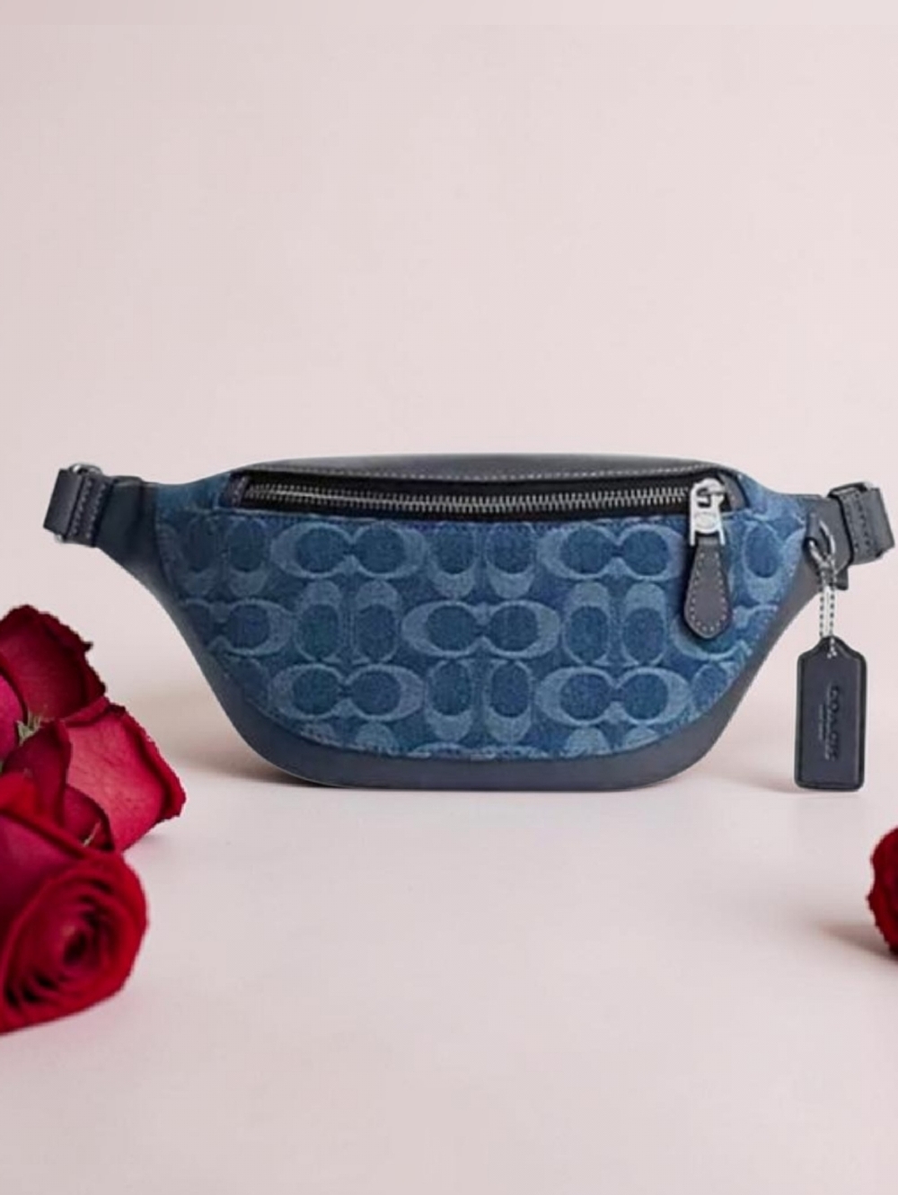 Coach Warren Denim Belt Bag NWT MSRP $330